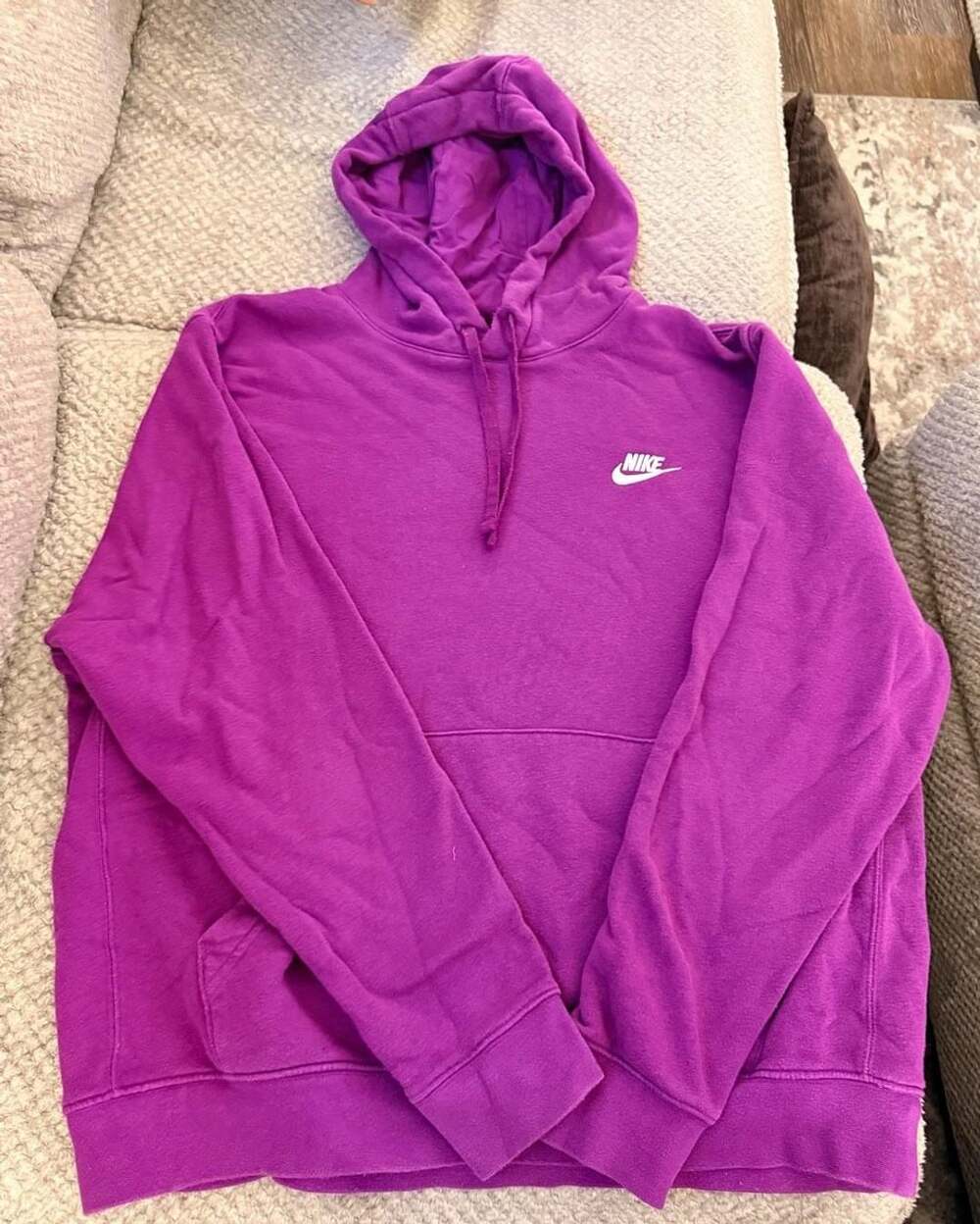 Nike Sportswear Club Fleece Pullover Hoodie Purple